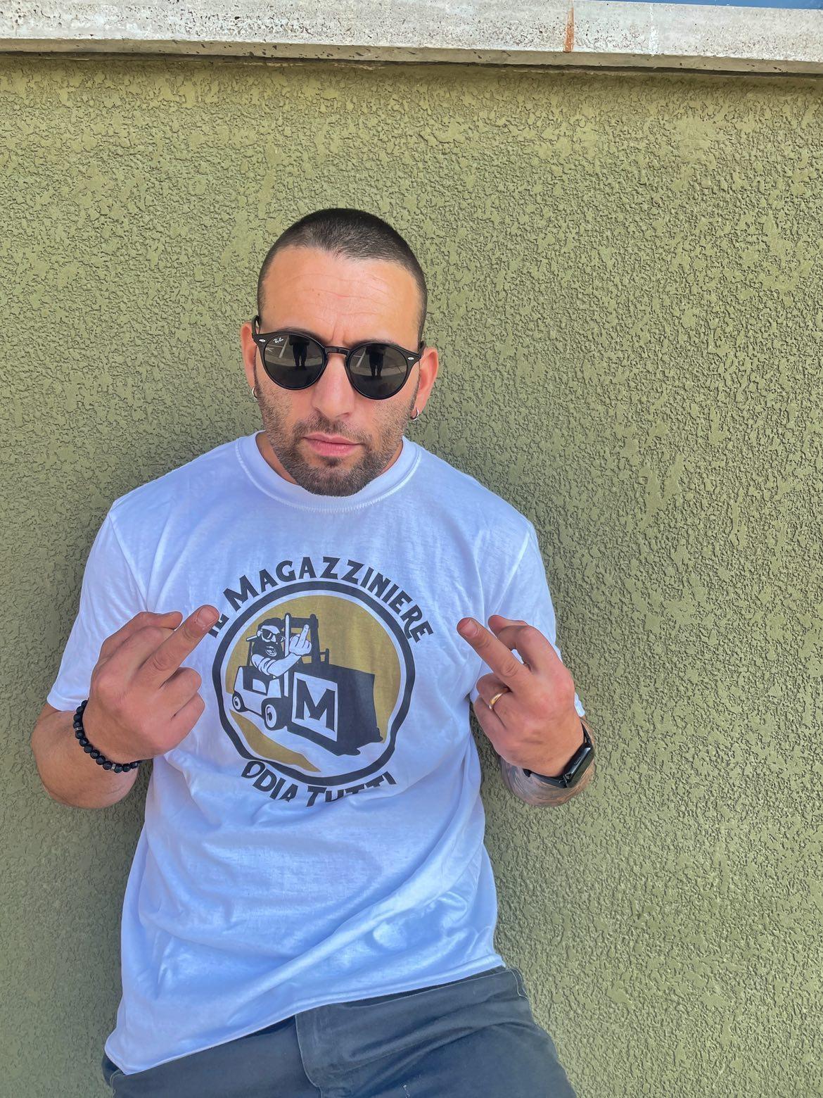 T-shirt unisex IL MAGAZZINIERE ODIA TUTTI