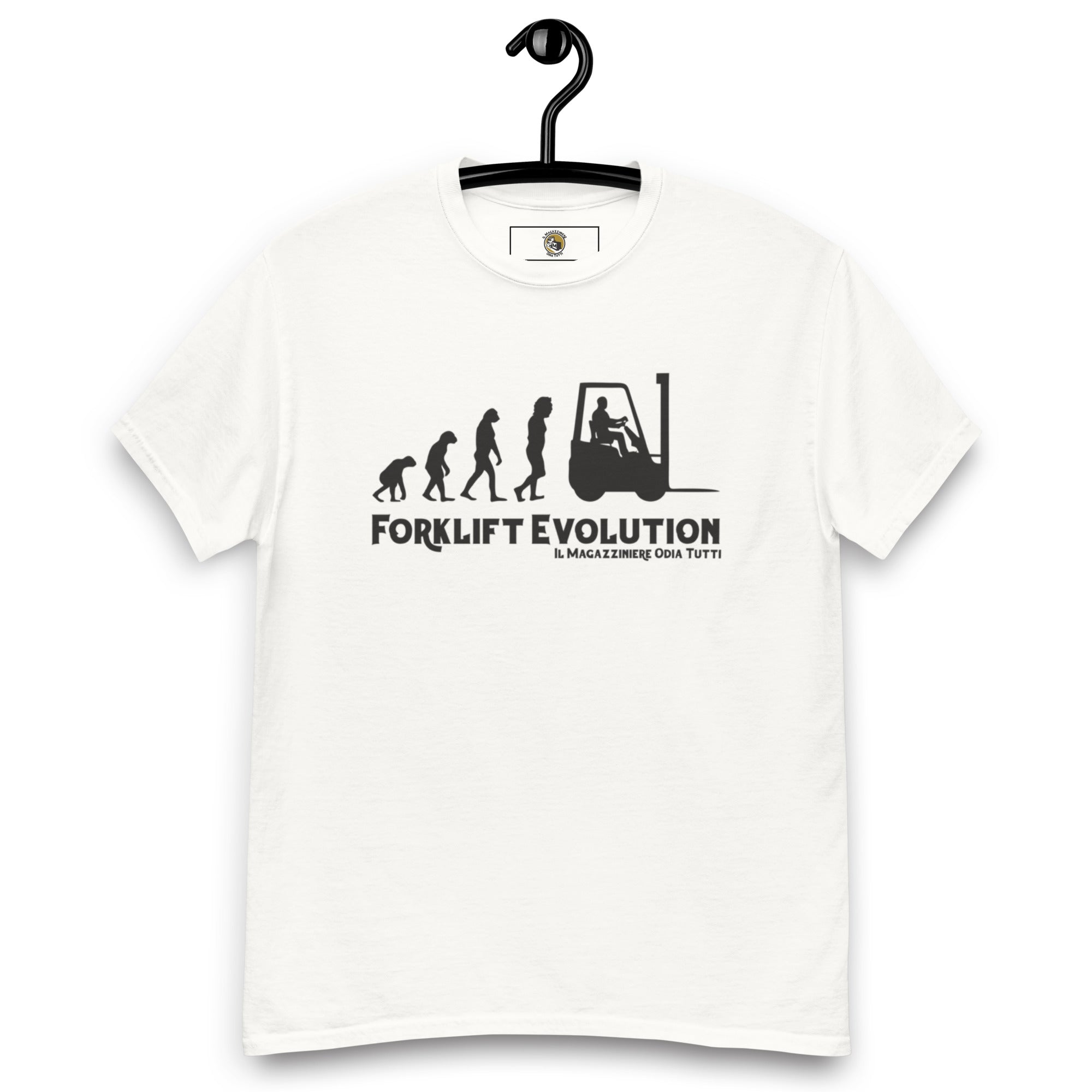 T-Shirt uomo Forklift Evolution – Il Magazziniere Odia Tutti T-Shirt uomo Forklift Evolution – Il Magazziniere Odia Tutti
