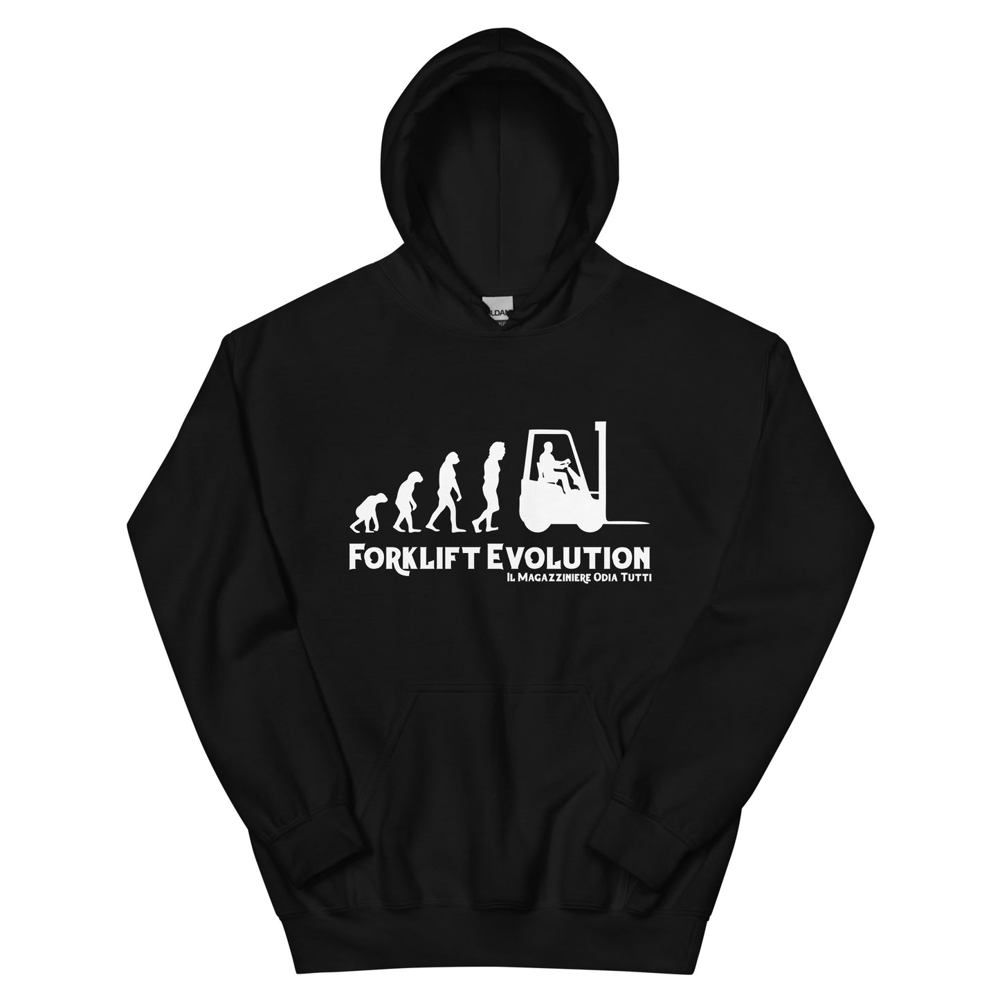 Felpa unisex con cappuccio FORKLIFT EVOLUTION