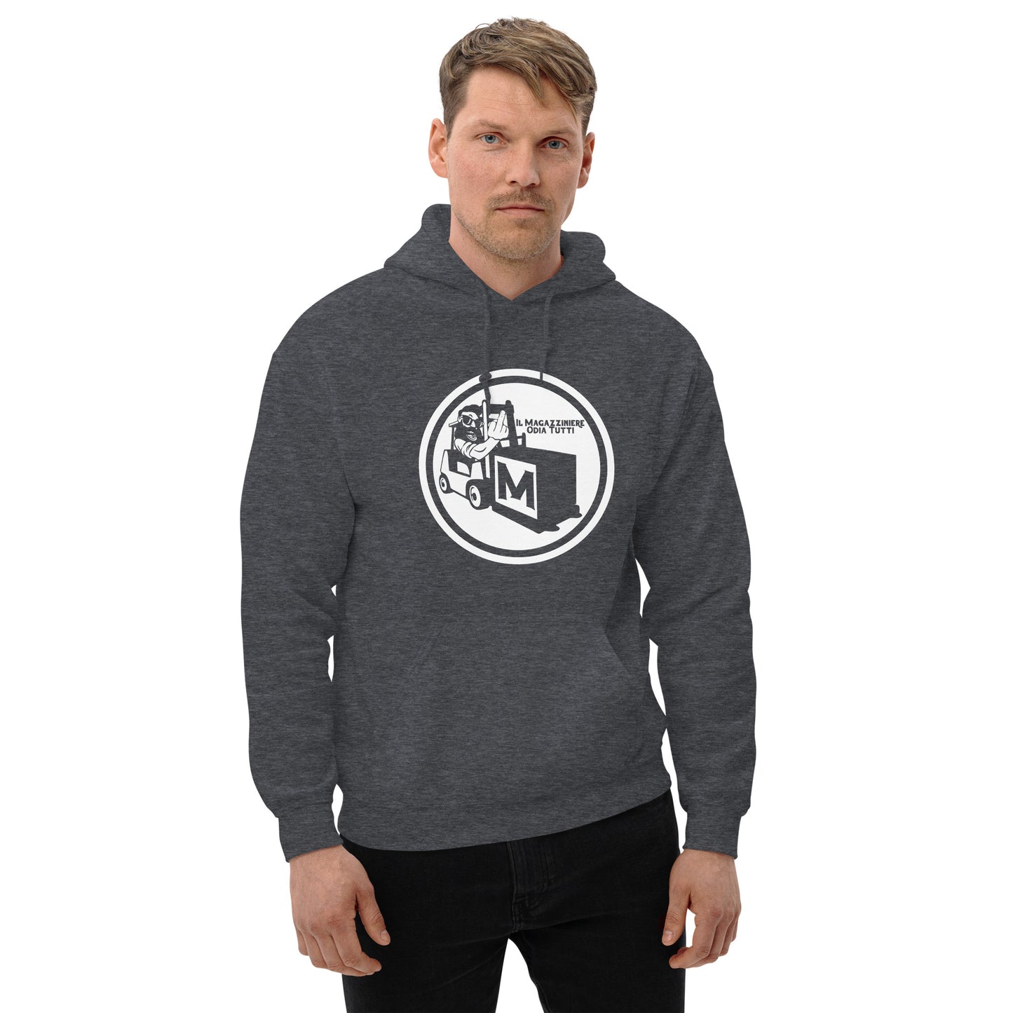 Felpa unisex con cappuccio e Logo