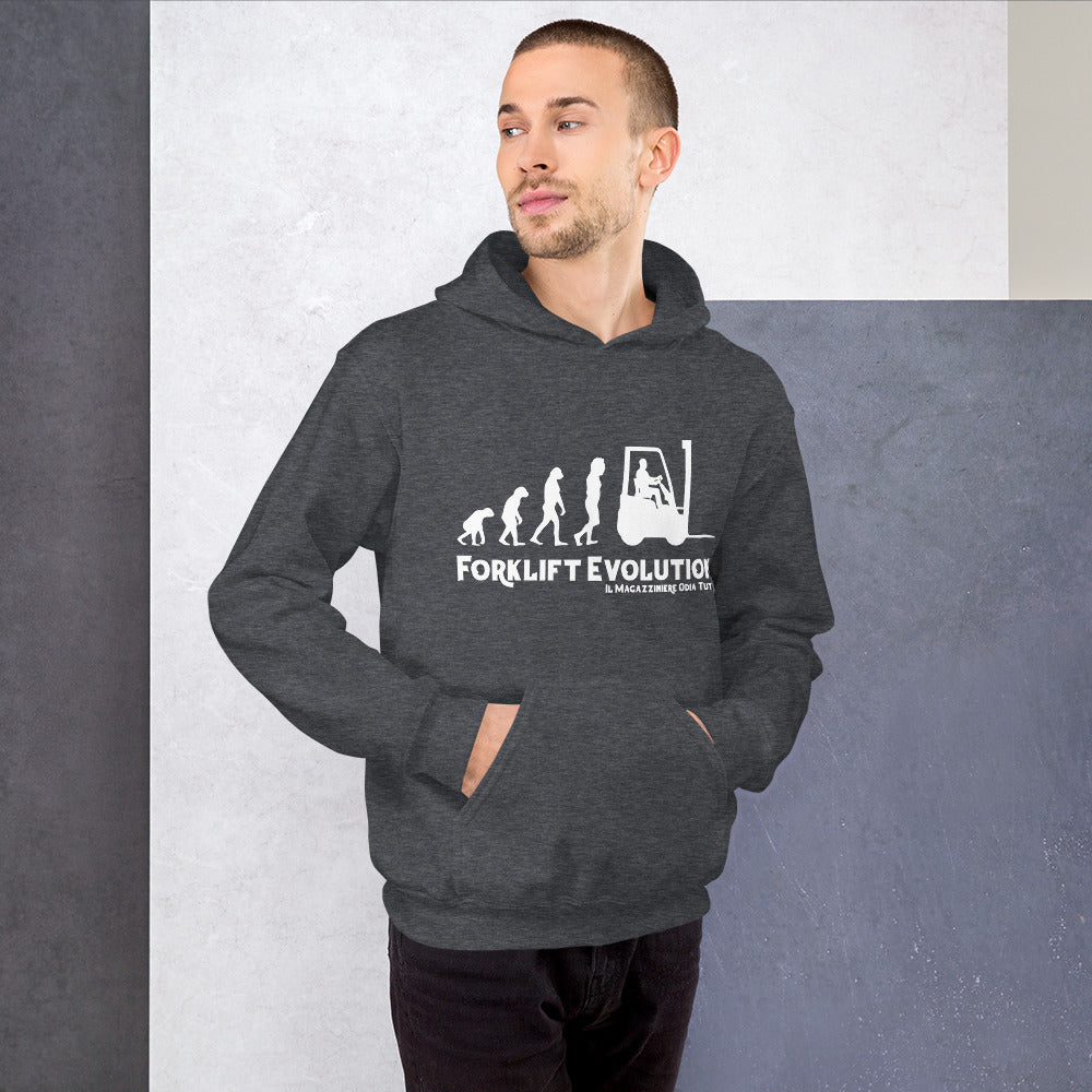 Felpa unisex con cappuccio FORKLIFT EVOLUTION