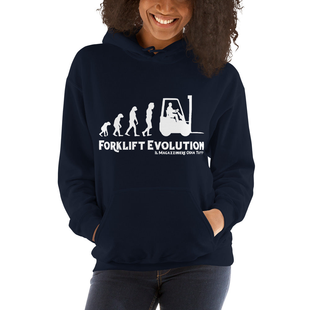 Felpa unisex con cappuccio FORKLIFT EVOLUTION