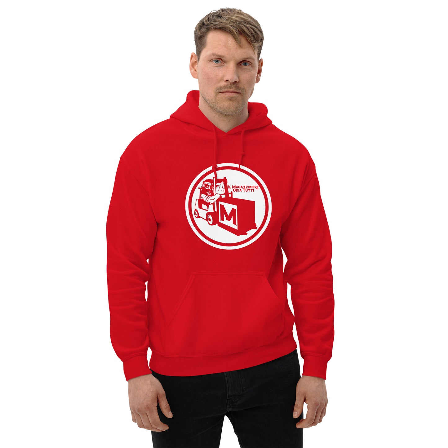 Felpa unisex con cappuccio e Logo