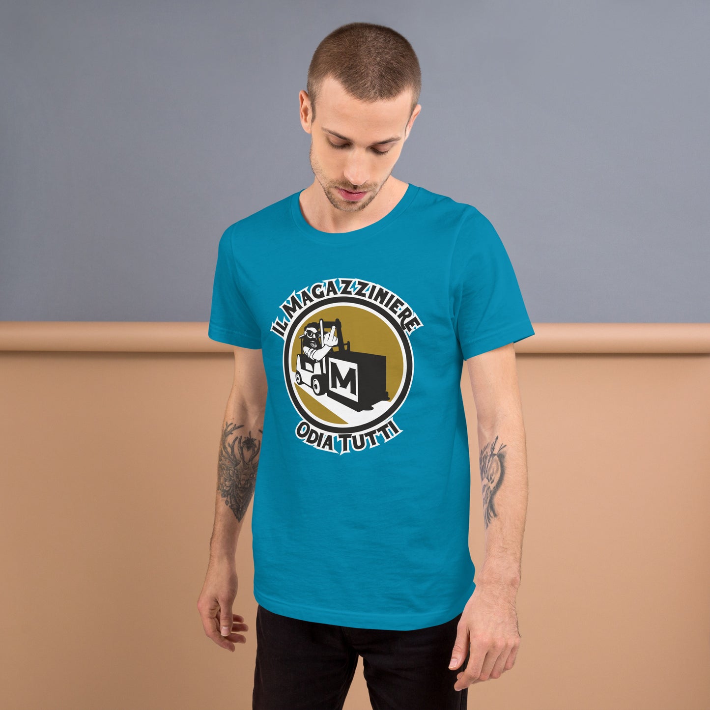 T-shirt unisex IL MAGAZZINIERE ODIA TUTTI