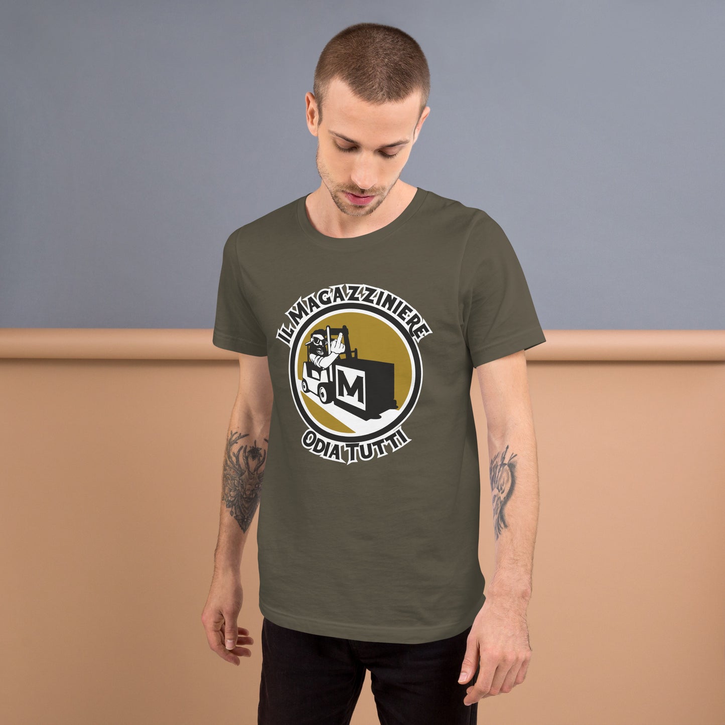 T-shirt unisex IL MAGAZZINIERE ODIA TUTTI