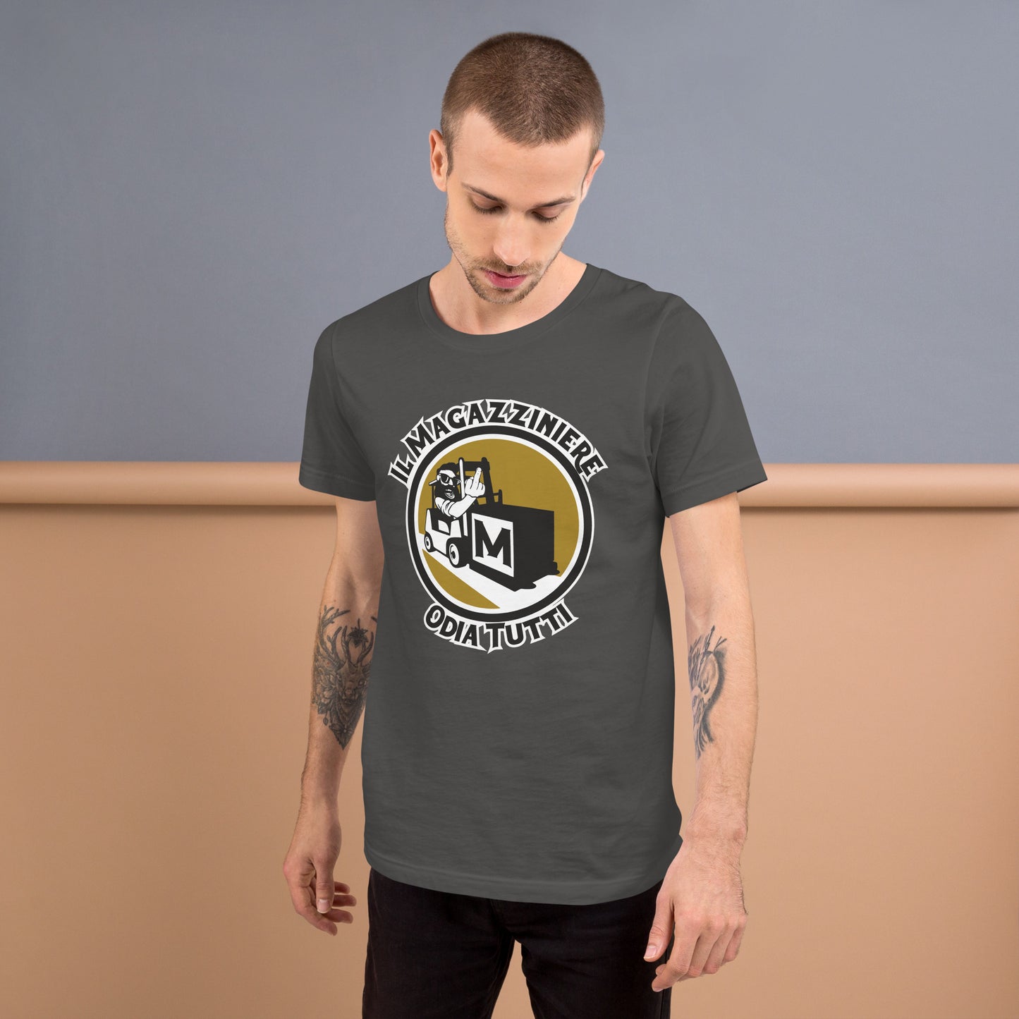T-shirt unisex IL MAGAZZINIERE ODIA TUTTI