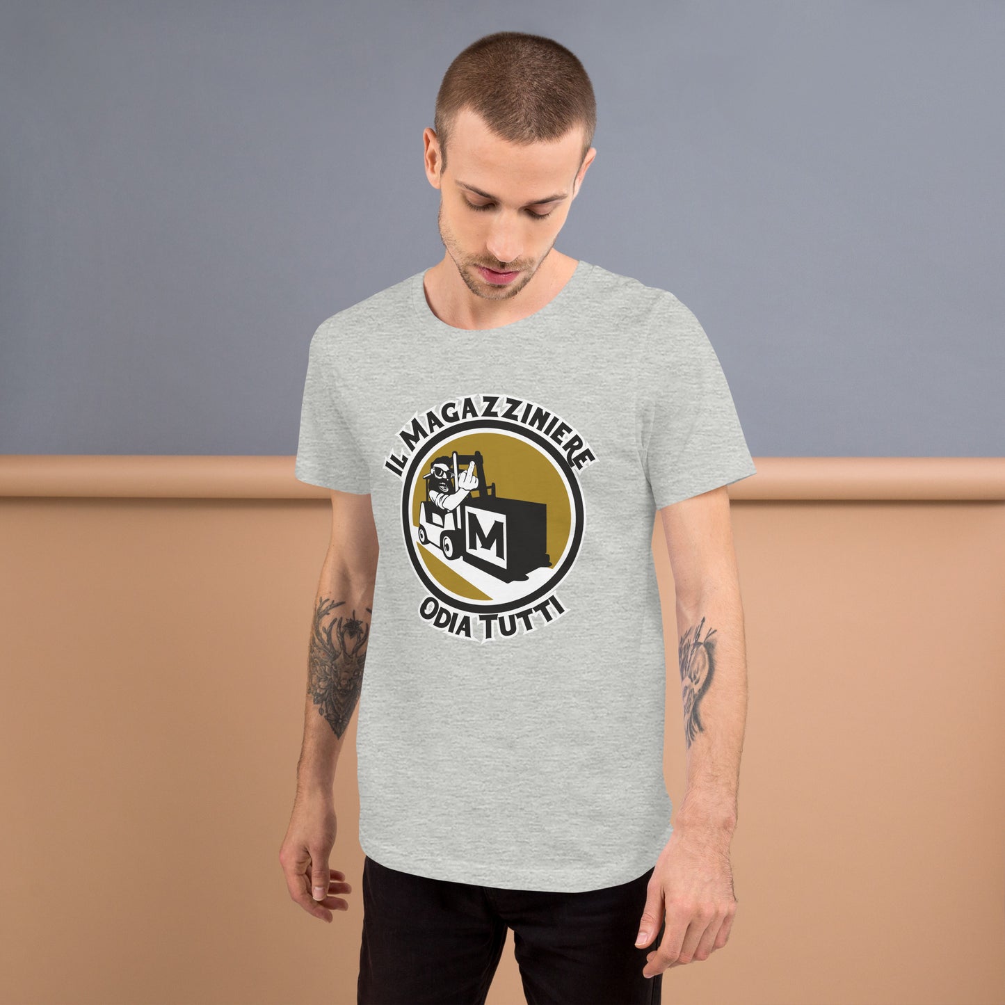 T-shirt unisex IL MAGAZZINIERE ODIA TUTTI