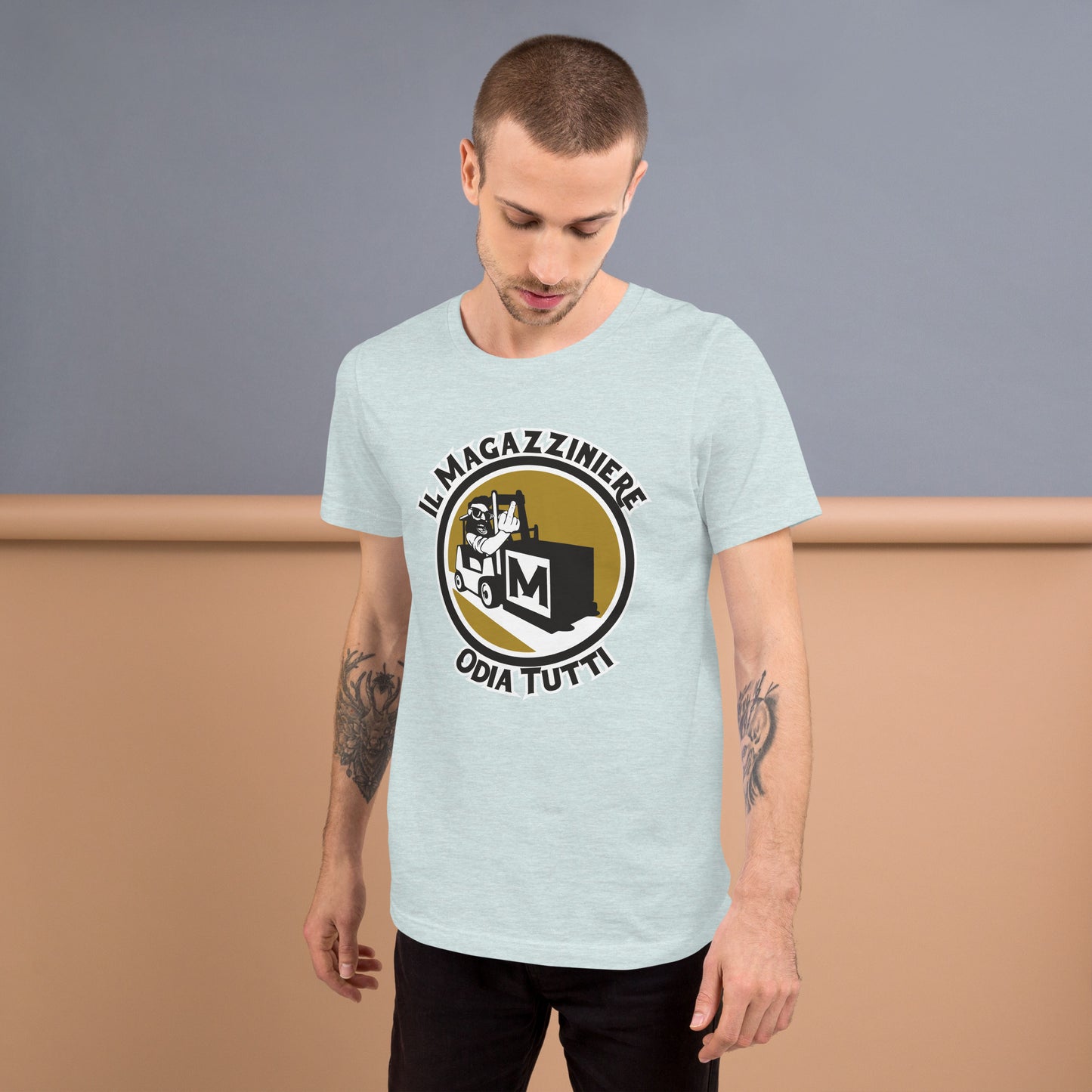 T-shirt unisex IL MAGAZZINIERE ODIA TUTTI