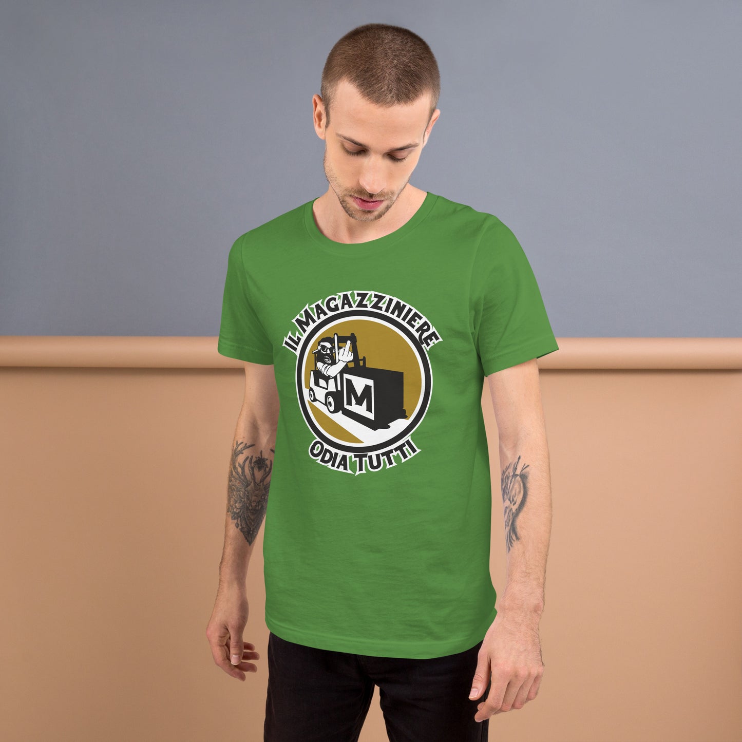 T-shirt unisex IL MAGAZZINIERE ODIA TUTTI