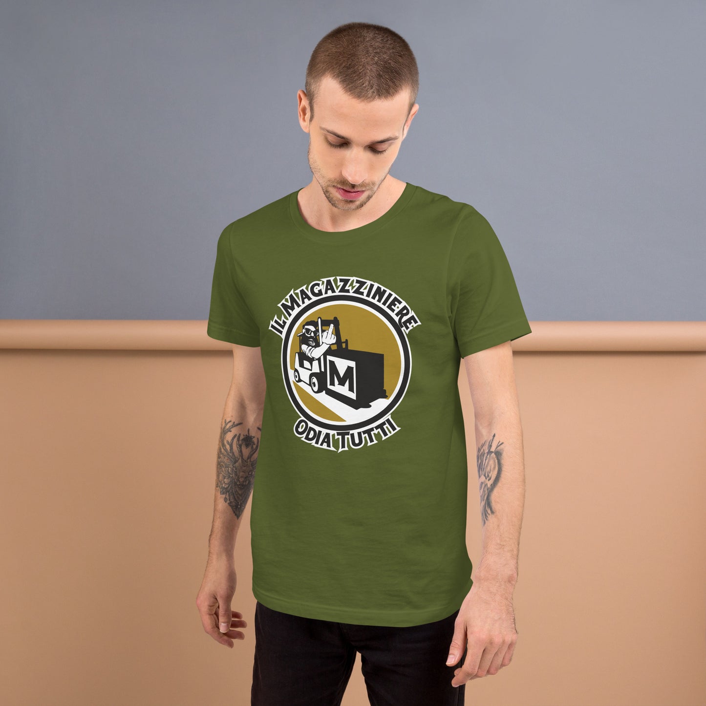 T-shirt unisex IL MAGAZZINIERE ODIA TUTTI