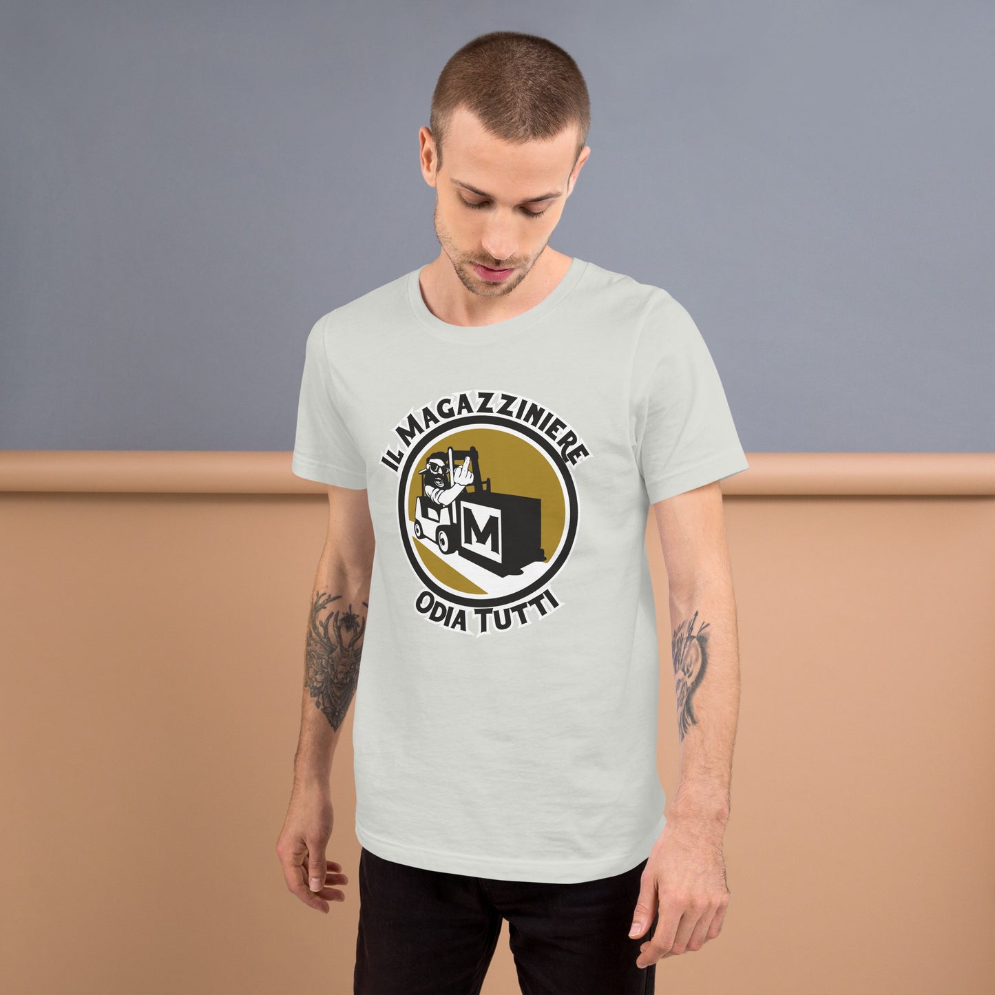 T-shirt unisex IL MAGAZZINIERE ODIA TUTTI