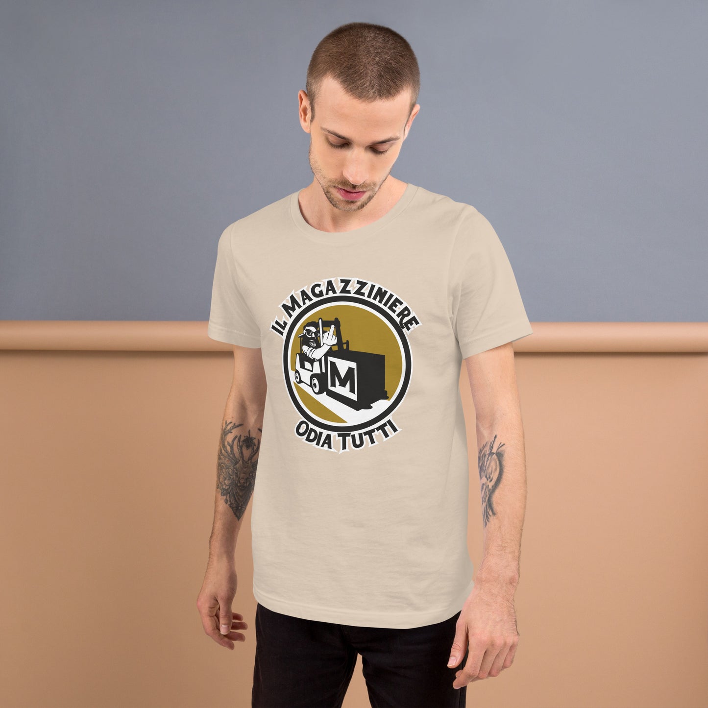 T-shirt unisex IL MAGAZZINIERE ODIA TUTTI