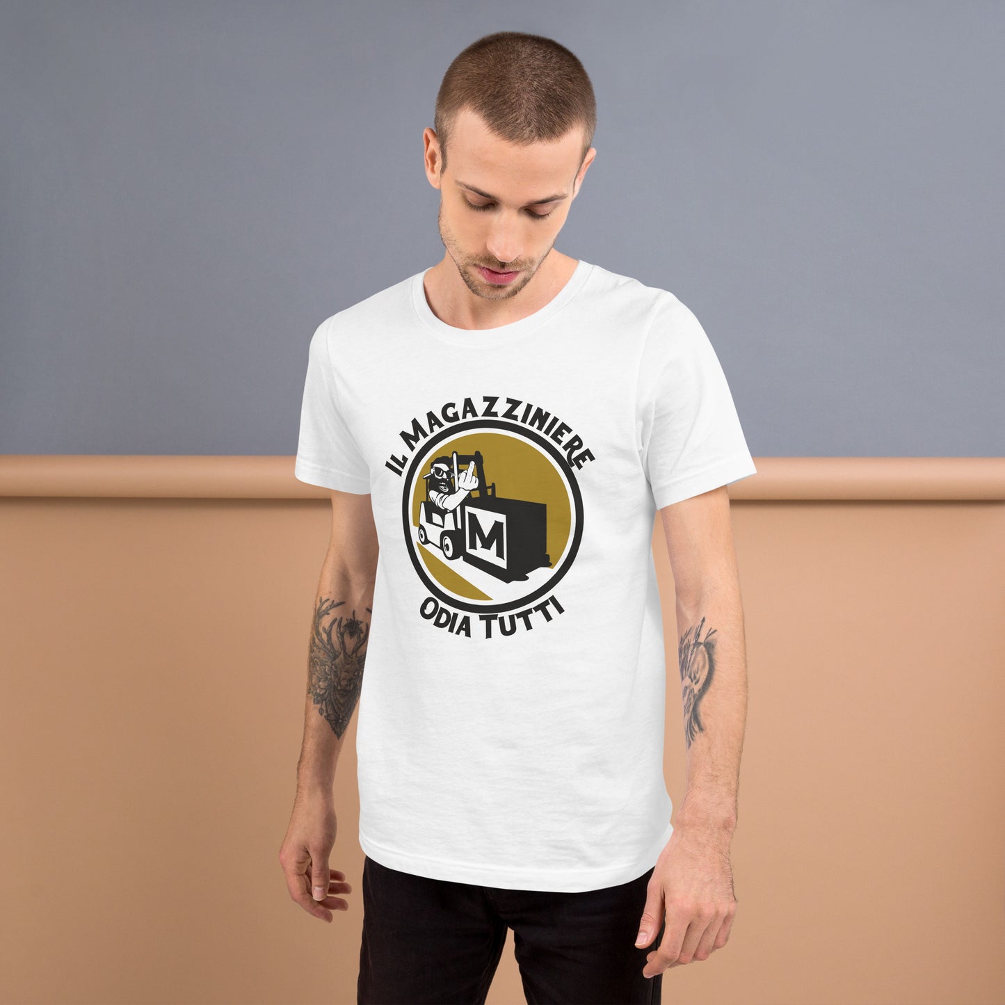 T-shirt unisex IL MAGAZZINIERE ODIA TUTTI