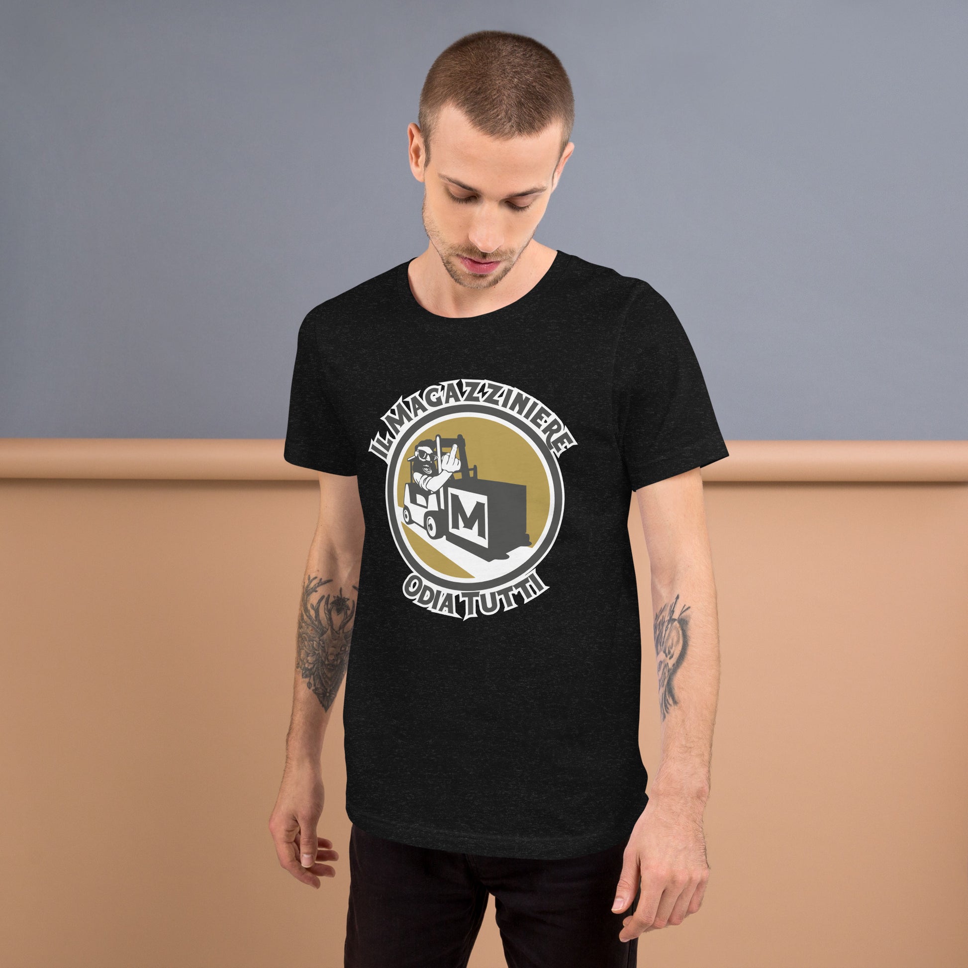 T-shirt logistica dell39addetto al magazzino de T-shirt logistica dell39addetto al magazzino de